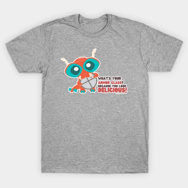 What's Your Armor Class // D20 // Rust Moncher //AC T-Shirt by whimsyworks